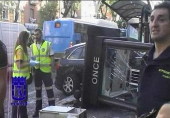 Herido leve un vendedor de la ONCE