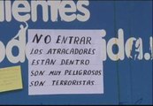 Colectivos de empleados de banca denuncian las agresiones de clientes afectados