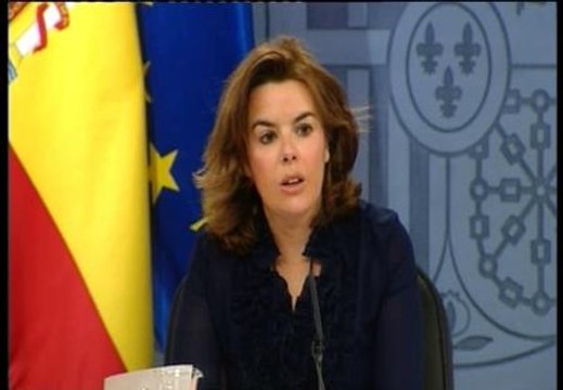 La vicepresidenta lanza un mensaje de calma a los ciudadanos ante la situación de Bankia