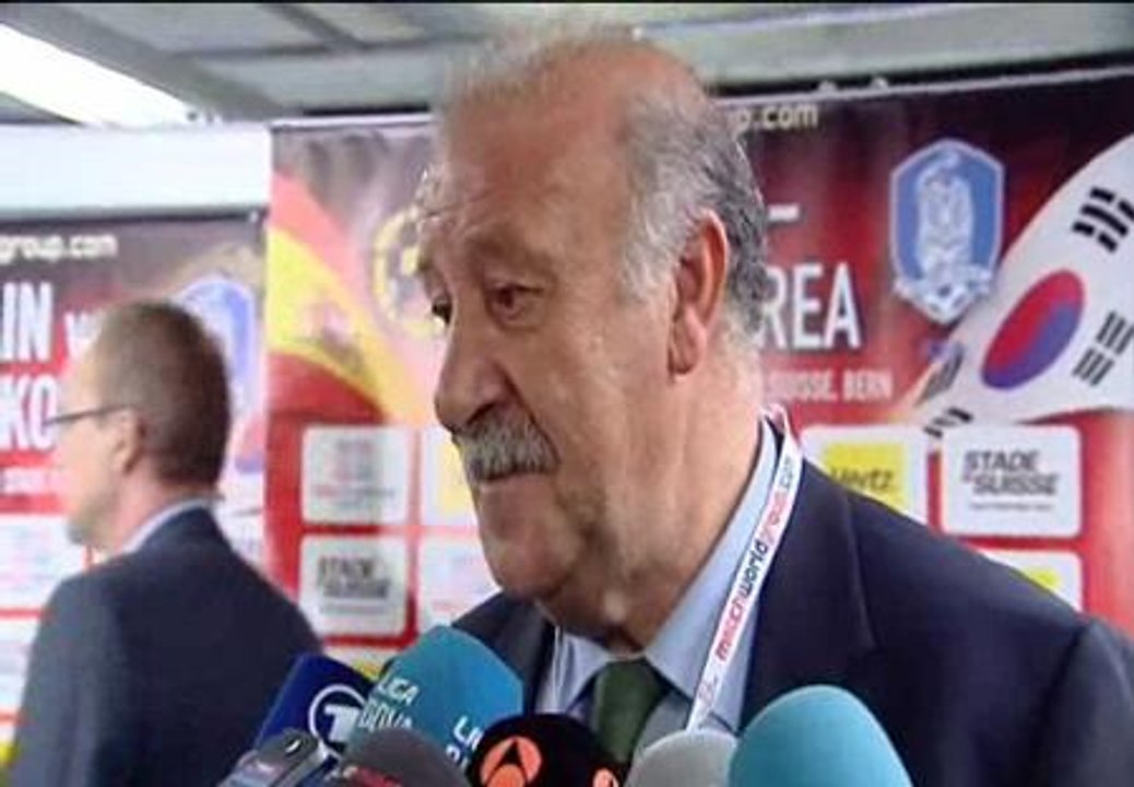 Del Bosque, preguntado por el buen partido de los descartes: "No me arrepiento de nada"