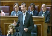 Rajoy arremete contra Rubalcaba por no apoyar la Ley Orgánica de Estabilidad Presupuestaria