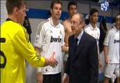 Euforia en el vestuario del Real Madrid Castilla