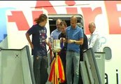 La Copa del Rey ya está en Barcelona