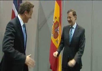 Encuentro Rajoy-Cameron en la cumbre de la OTAN
