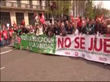 Marchas contra los recortes en decenas de ciudades españolas