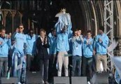 El Manchester City celebra a lo grande su primera Premier