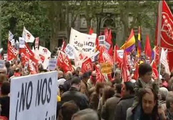 Multitudinaria manifestación del Primero de Mayo en Madrid