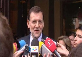 Rajoy: "Zapatero está más tranquilo y yo, menos tranquilo"