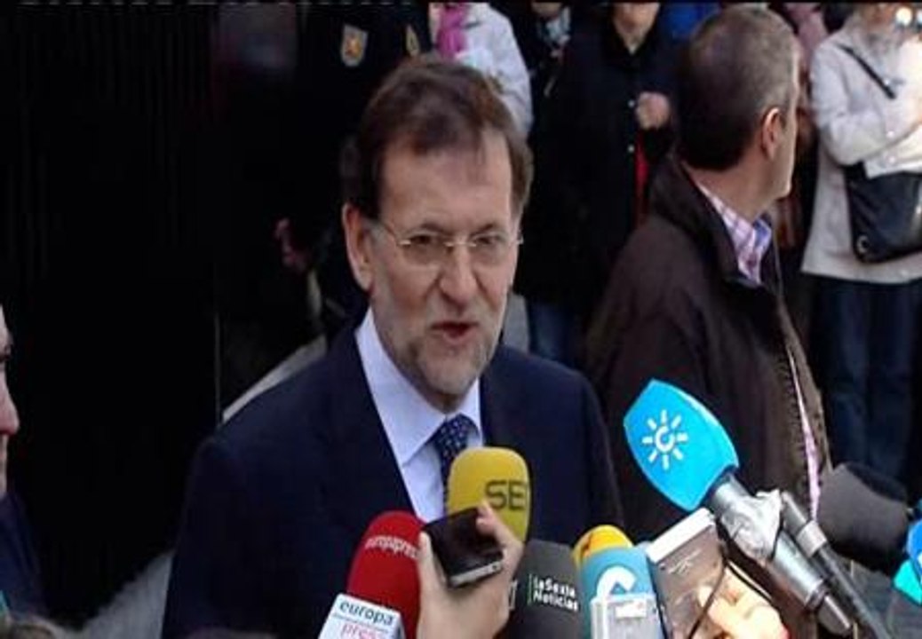 Rajoy, tras visitar al rey: "Lo he visto con muchas ganas de recuperarse"