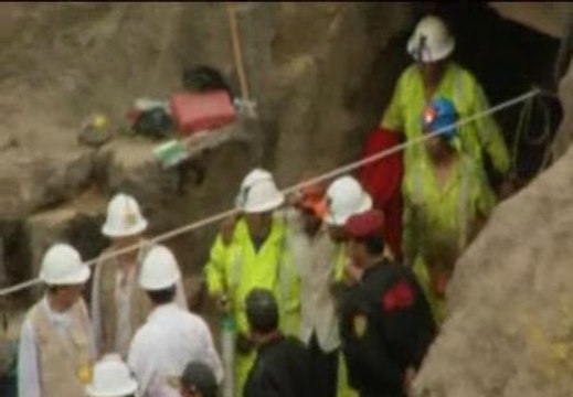 Rescatan a los mineros peruanos