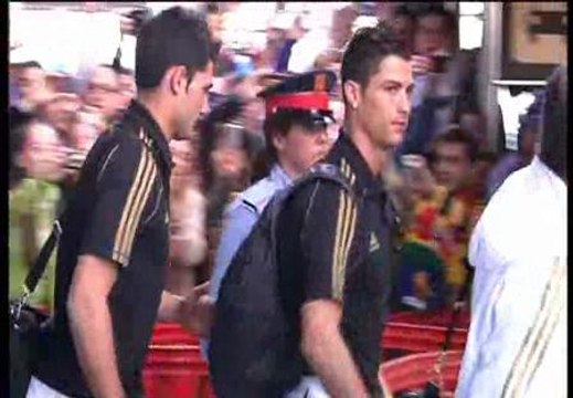 El Real Madrid ya está en Barcelona