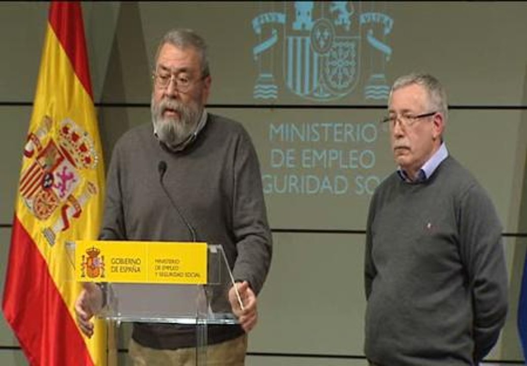 Cándido Méndez: "La ministra de Empleo declina la solicitud de abrir una demanda social"