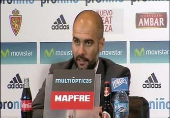 Guardiola: "Nos ponen el césped alto y también se perjudican ellos"