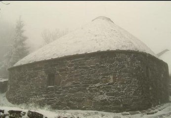 La nieve sorprende a la provincia de Lugo
