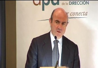 De Guindos se muestra "absolutamente" convencido de que la economía española va a mejorar bastante�