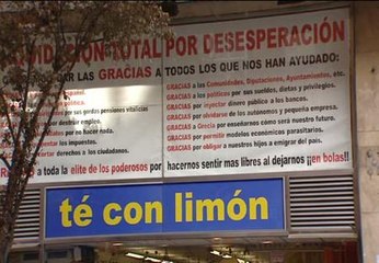 Se quedarán en la calle, "por desesperación"