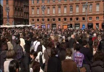 Minuto de silencio en Touolouse