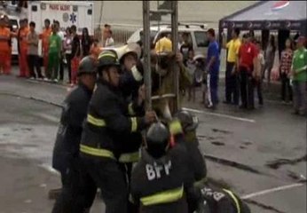 Los bomberos de Filipinas celebran sus olimpiadas