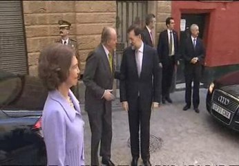 El Rey ovacionado tras su discurso en el oratorio San Felipe Neri