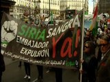 Manifestantes exigen ayuda internacional a Siria