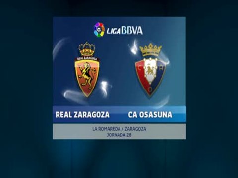ZARAGOZA 1 - OSASUNA 1