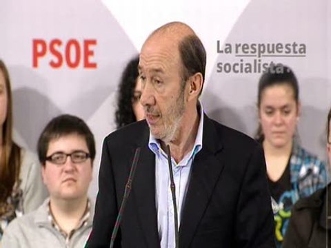 Rubalcaba vuelve a criticar la reforma laboral