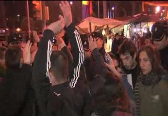Protestas de estudiantes en Palma