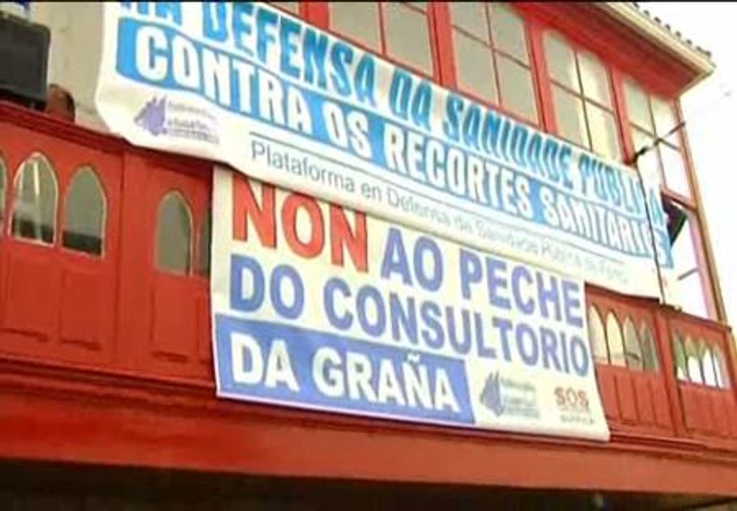 Los vecinos de A Graña protestan por el cierre del consultorio