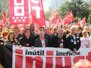 Madrid marcha contra la reforma laboral