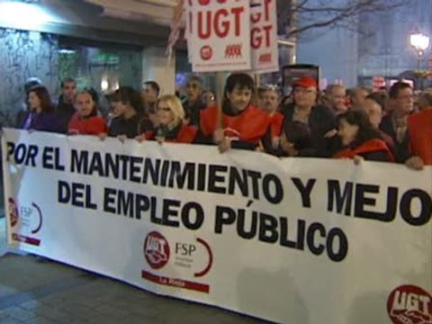 Manifestación contra reforma laboral