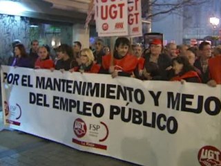 Manifestación contra reforma laboral