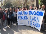 Manifestación sin incidentes en Valencia