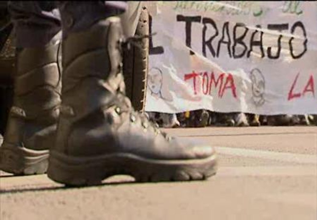 Los estudiantes madrileños toman la calle.