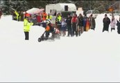 Se celebra en Finlandia el gran premio de invierno de las carreras de cortadoras de césped