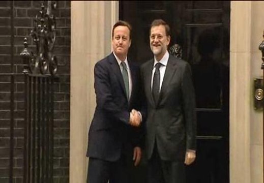 Rajoy y Cameron coinciden en lo económico pero discrepan sobre Gibraltar