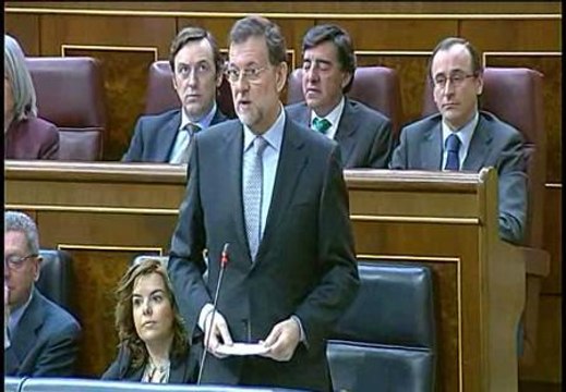 Rajoy en el Congreso: Las medidas no van a producir efectos en el corto plazo