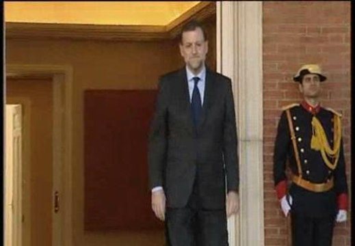 Encuentro Rajoy-Rubalcaba en La Moncloa