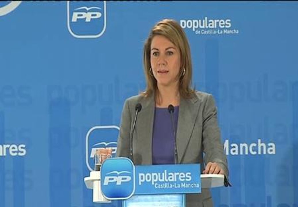 Cospedal critica que Chacón y Rubalcaba "no hayan hecho propósito de enmienda"