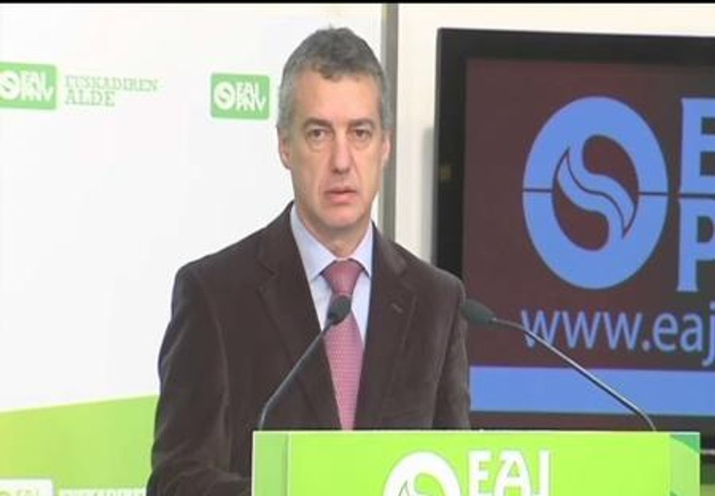 Urkullu asegura que el gobierno vasco les ha pedido ayuda ante "la inminente falta de liquidez"
