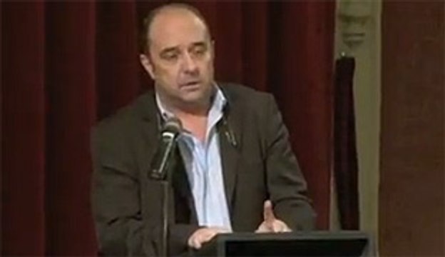 Jesús Maraña en el acto de apoyo a 'Público'