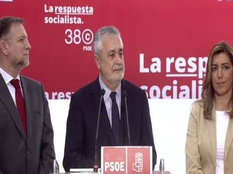 Griñan, orgulloso de Rubalcaba y Chacón