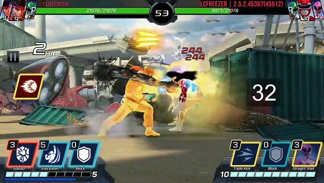 06 Power Rangers Legacy Wars - Ryu Slow Motion