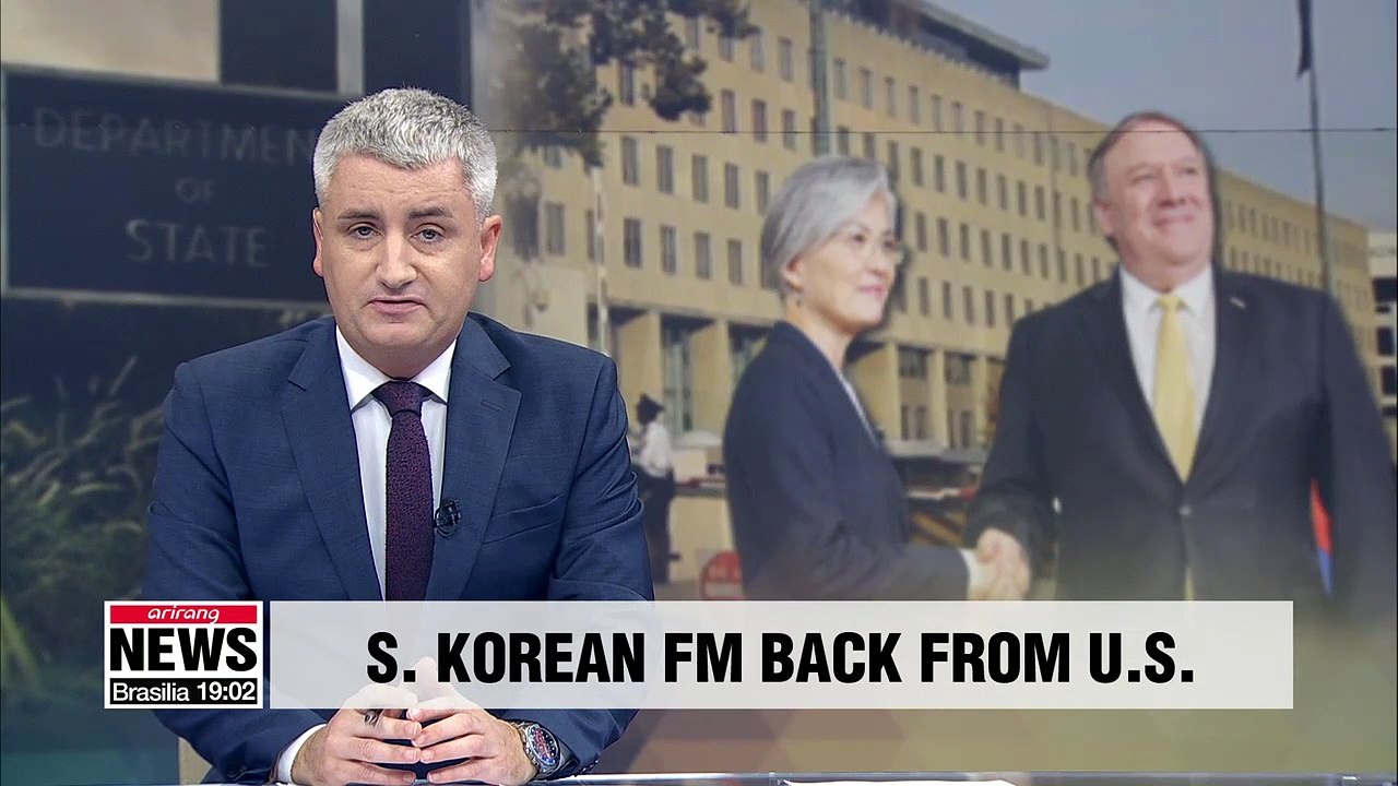 Minister Kang Kyung-wha returns from U.S. trip on Sunday