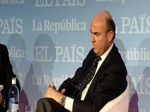 De Guindos dice que la austeridad es indispensable pero no es la receta