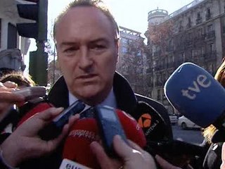 Fabra espera que Camps sea declarado inocente