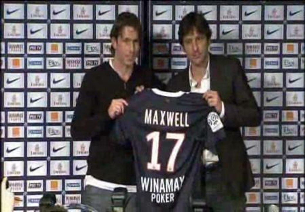 El PSG presenta a Maxwell