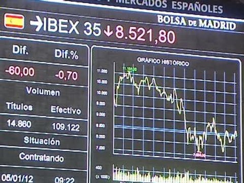 El Ibex sube un 0,1%, los bancos en rojo