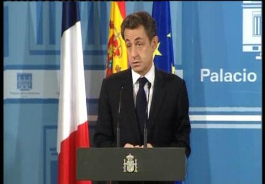 Sarkozy: En Francia y supongo que en España también no son las agencias las que definen las políticas