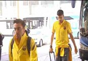 El Barça inicia su largo viaje a Pamplona
