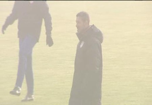 El Atlético de Madrid prepara el partido contra el Villareal